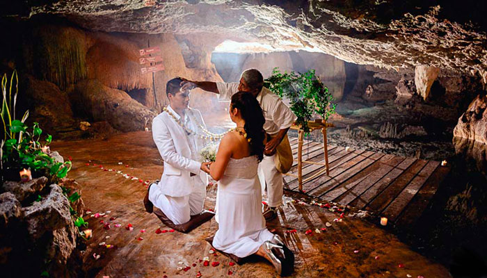 Maya Wedding on a Cenote