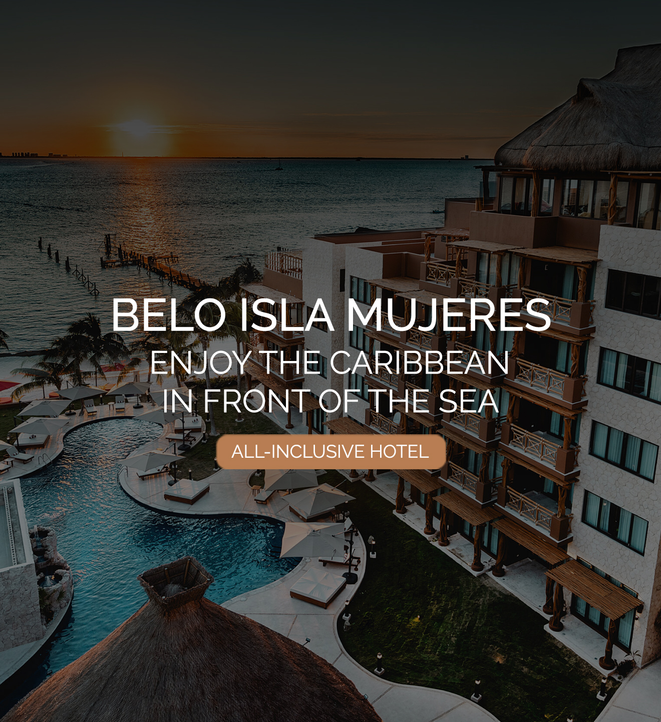 BELO ISLA MUJERES ENJOY THE CARIBBEAN IN FRONT OF THE SEA